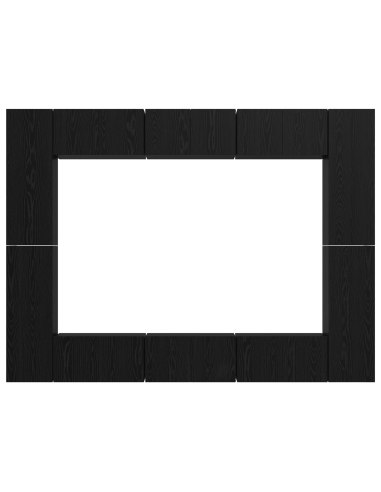 Set mobile TV 10 pcs Rovere Nero Legno multistrato