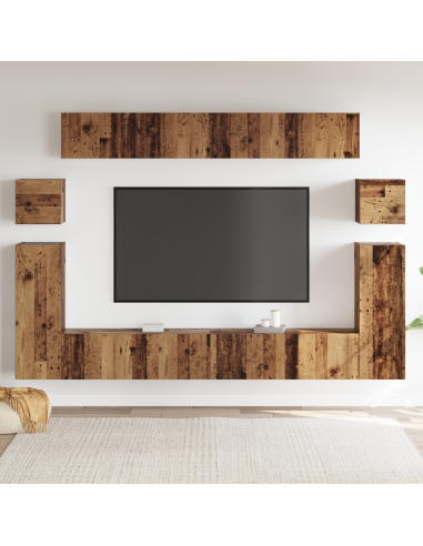 Unità TV 4 pcs Legno vecchio Legno multistrato