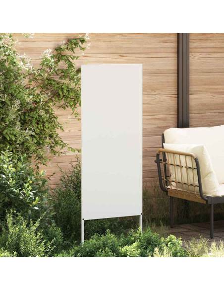 Pannello Decorativo da Giardino Bianco 50 x 140 cm