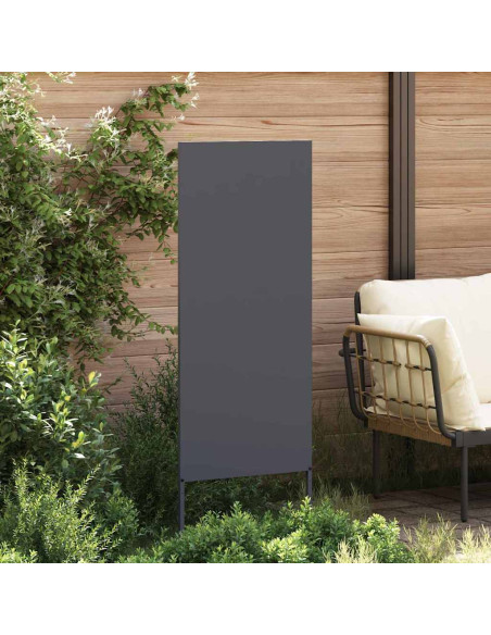 Pannello Decorativo da Giardino Antracite 50 x 140 cm