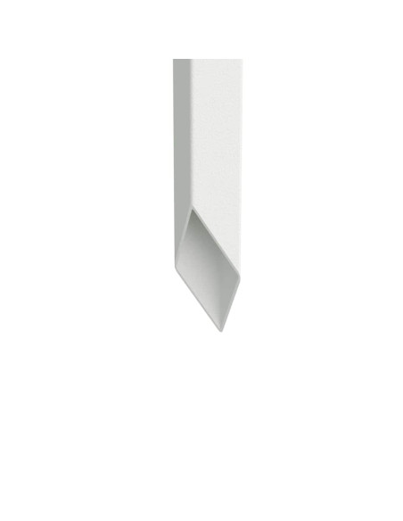 Pannello Decorativo da Giardino Bianco 50 x 140 cm