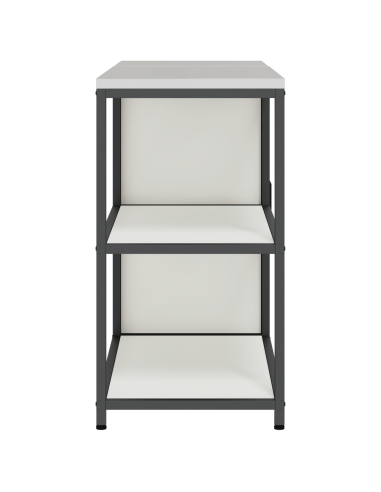 Set di Stoccaggio per Cucina con lo scaffale 2 pcs Bianco