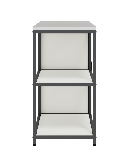 Set di Stoccaggio per Cucina 2 pcs Bianco 150 x 50 x 92 cm