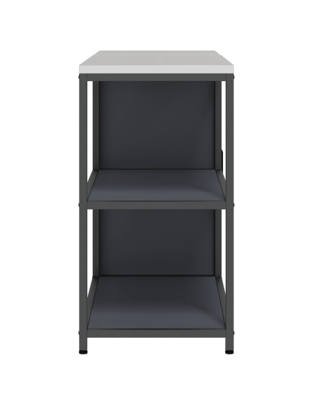 Set di Stoccaggio per Cucina 2 pcs Antracite 150 x 50 x 92 cm