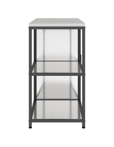 Set di Stoccaggio per Cucina 2 pcs Argento Acciaio inossidabile