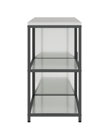 Set di Stoccaggio per Cucina 2 pcs Argento Acciaio zincato