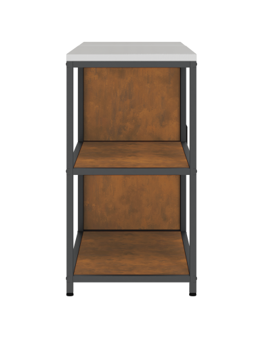 Set di Stoccaggio per Cucina con lo scaffale 2 pcs Ruggine