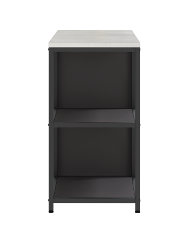 Set di Stoccaggio per Cucina con lo scaffale 2 pcs Nero