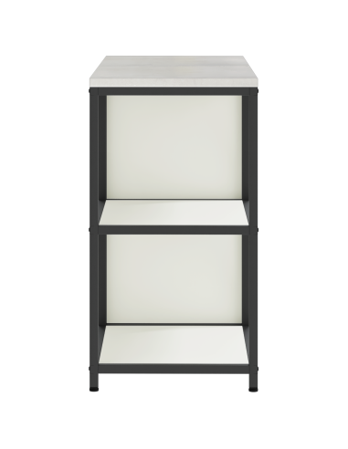 Set di Stoccaggio per Cucina con lo scaffale 2 pcs Bianco