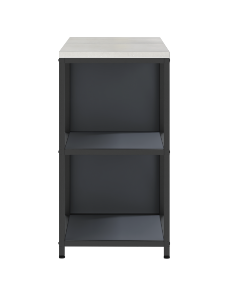 Set di Stoccaggio per Cucina 2 pcs Antracite 120 x 50 x 92 cm