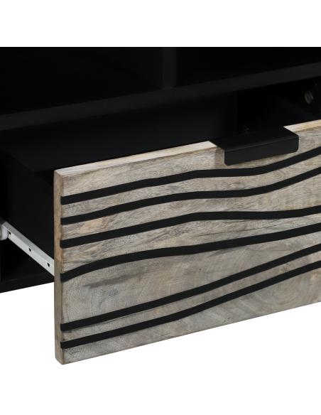 Unità TV con cassetto Bianco 105 x 33 x 46 cm Legno multistrato