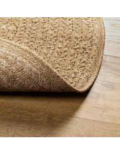 Tappeto ZIZUR Marrone 170 x 120 cm Polipropilene