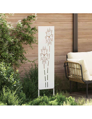 Schermo per privacy in giardino Traforo Bianco 32 x 140 cm
