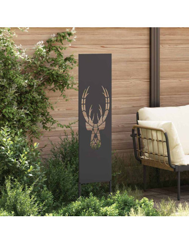 Schermo per privacy in giardino Stampa animale Nero 32 x 140 cm