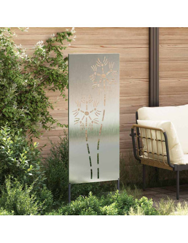Schermo per privacy in giardino Traforo Argento 50 x 140 cm