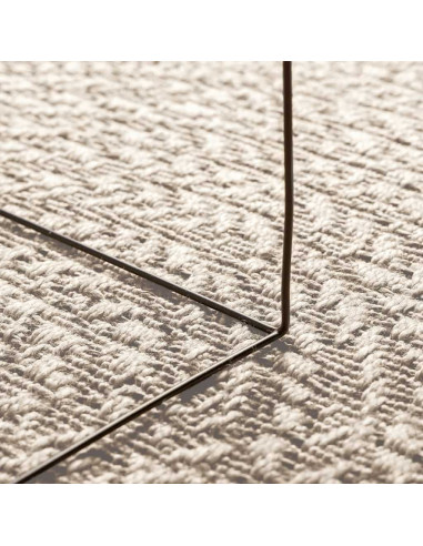 Tappeto ZIZUR Crema 150 x 80 cm Polipropilene