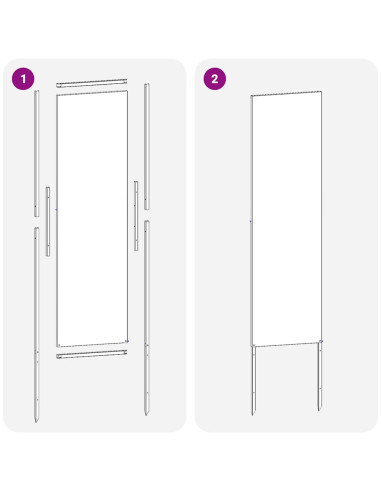 Schermo per privacy in giardino Traforo Antracite 32 x 140 cm
