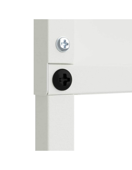 Pannello Decorativo da Giardino Bianco 32 x 140 cm