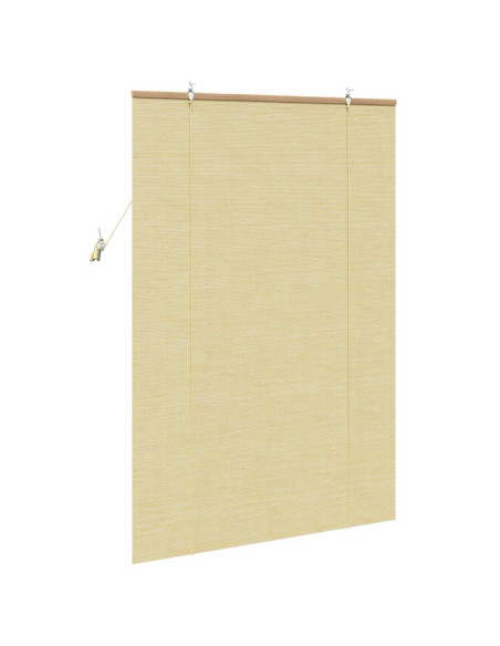 Tenda a rullo con tende Natura 120 x 160 cm Bambù