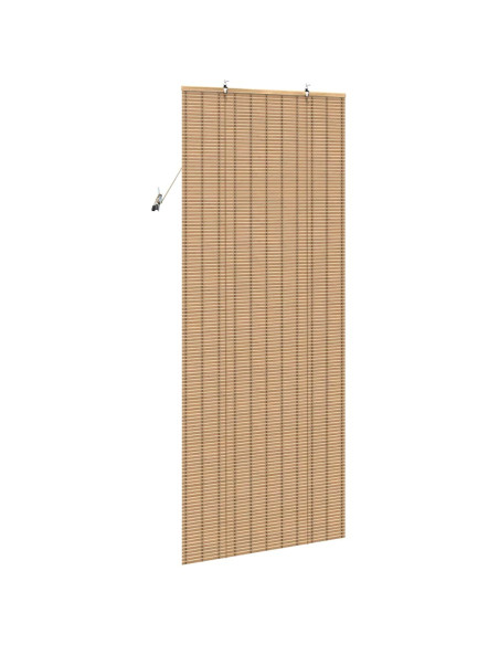 Tende e Persiane per Finestre Marrone Chiaro 100 x 220 cm