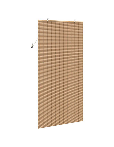 Tende e Persiane per Finestre Marrone Chiaro 120 x 220 cm