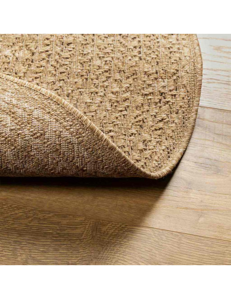 Tappeto ZIZUR Marrone 150 x 80 cm Polipropilene