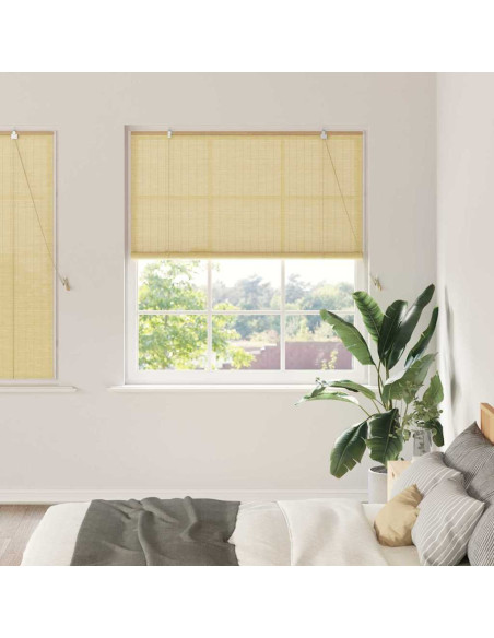 Tenda a rullo con tende Natura 140 x 160 cm Bambù