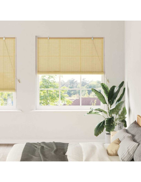 Tenda a rullo con tende Natura 150 x 220 cm Bambù