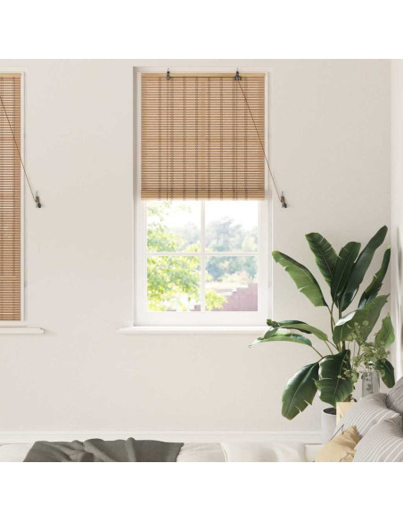 Tenda a rullo con tende Natura 80 x 160 cm Bambù