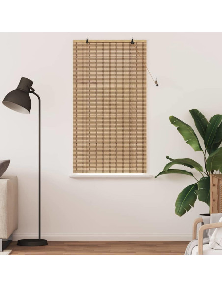 Tende e Persiane per Finestre Marrone Chiaro 100 x 160 cm