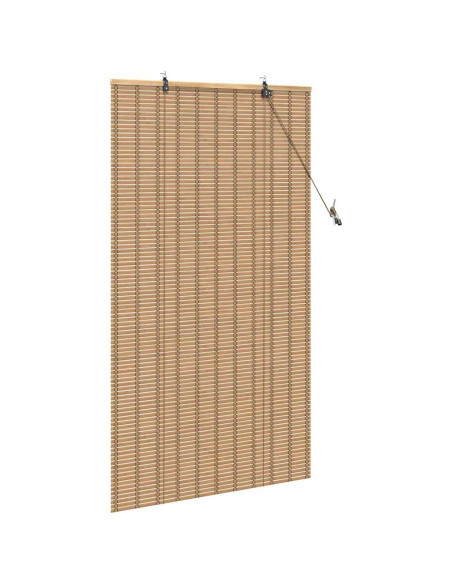 Tende e Persiane per Finestre Marrone Chiaro 100 x 160 cm