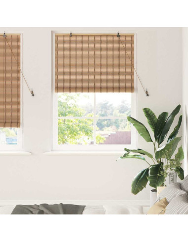 Tenda a rullo con tende Natura 120 x 220 cm Bambù