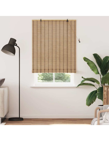 Tende e Persiane per Finestre Marrone Chiaro 120 x 220 cm