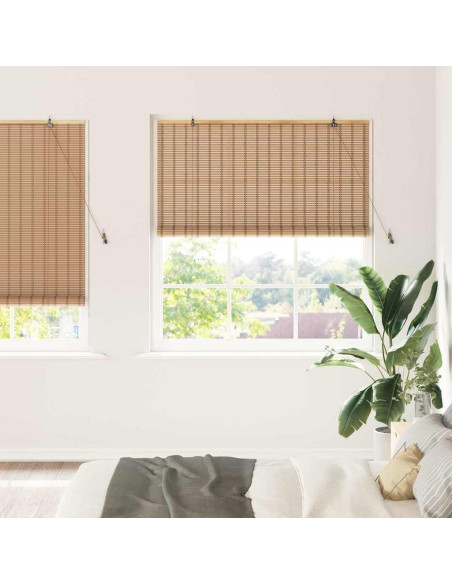 Tende e Persiane per Finestre Marrone Chiaro 150 x 220 cm