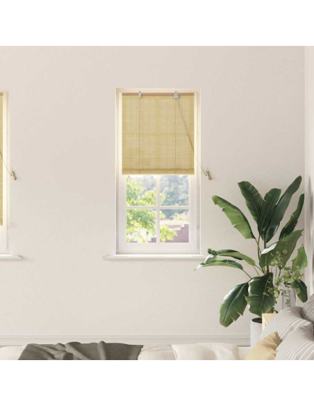 Tenda a rullo con tende Natura 60 x 220 cm Bambù