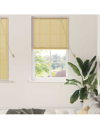 Tenda a rullo con tende Natura 80 x 160 cm Bambù