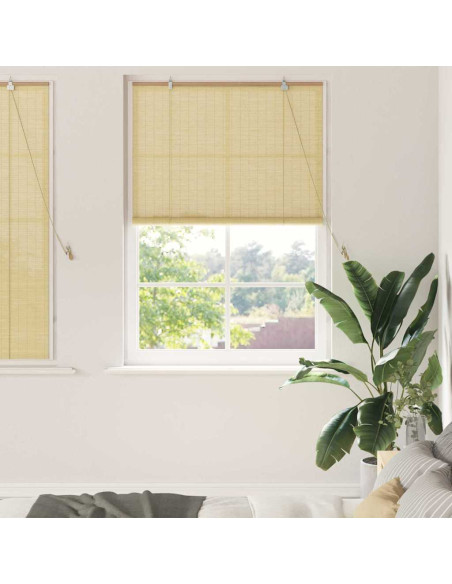 Tenda a rullo con tende Natura 100 x 160 cm Bambù