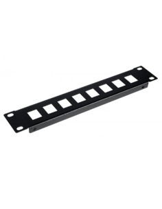 KEYSTONE PATCH PANEL 10', 1U, BLACK