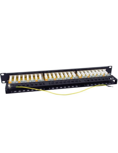 48-PORT CAT.6A SHIELDED PATCH PANEL