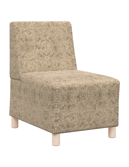 Poltrona Sofa con cuscino 2 pcs Grigio chiaro 55 cm