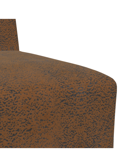 Poltrona Sofa 3 pcs Marrone 55 cm Pelle scamosciata sintetica