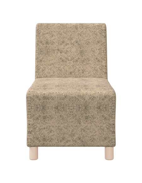 Poltrona Sofa con cuscino 3 pcs Grigio chiaro 55 cm