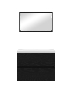 Set di mobili per il bagno 3 pcs Rovere artigianale