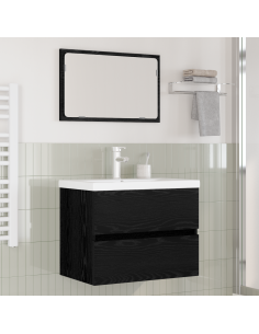 Set di mobili per il bagno 3 pcs Rovere artigianale 2