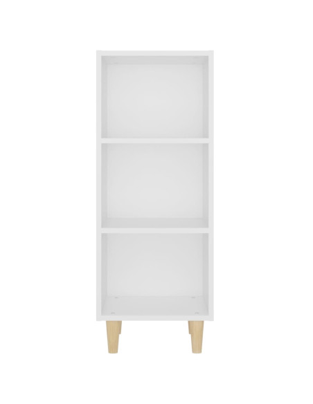 Credenza Bianca 34,5x32,5x90 cm in Legno Multistrato