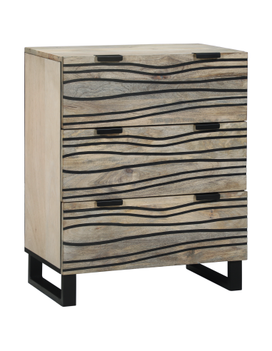 Set di mobili per il bagno 3 pcs Bianco Legno multistrato