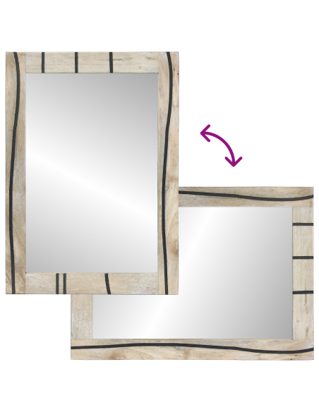 Set di mobili per il bagno 2 pcs Bianco Legno multistrato