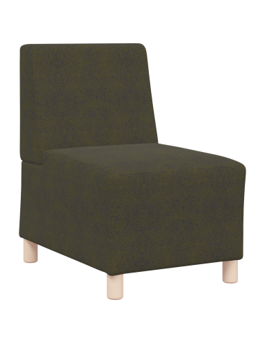 Unità di Divano Modulare Senza Braccioli 3 pcs Verde