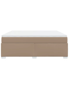 Giroletto a Molle con Materasso Cappuccino 180x200cm Similpelle 2