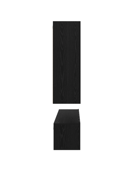 Set mobile TV 5 pcs Rovere Nero Media 30.5 x 30 x 90 cm